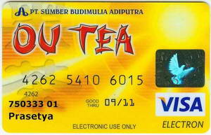 Member Card Ou Tea